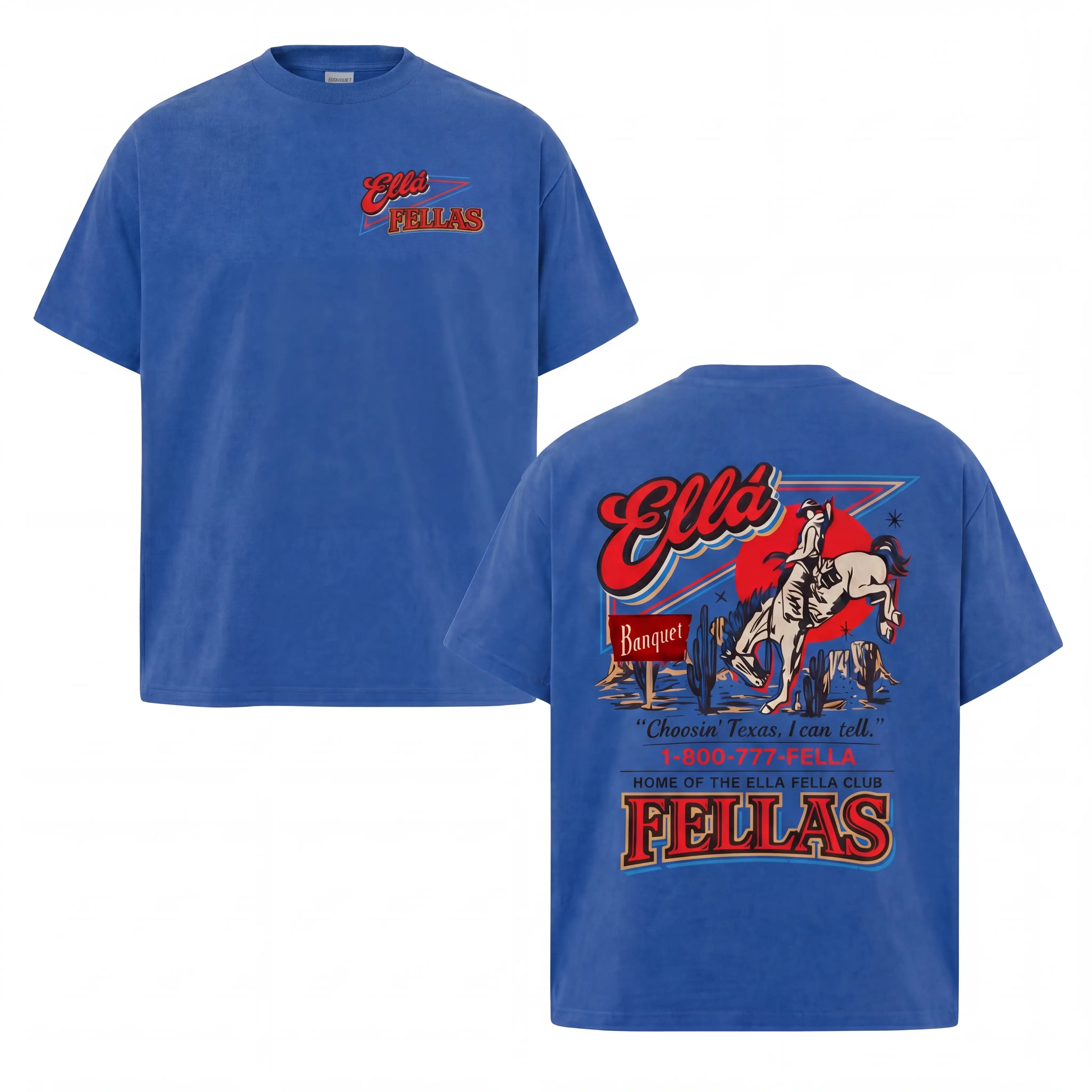 Ella Fellas Western Tee 🤠 – Vintage Texas Graphic Shirt/Sweatshirt/Hoodie