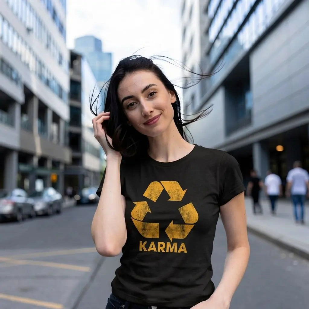 Karma Recycler Tee – Funny Positive Vibes Shirt/Sweatshirt/Hoodie
