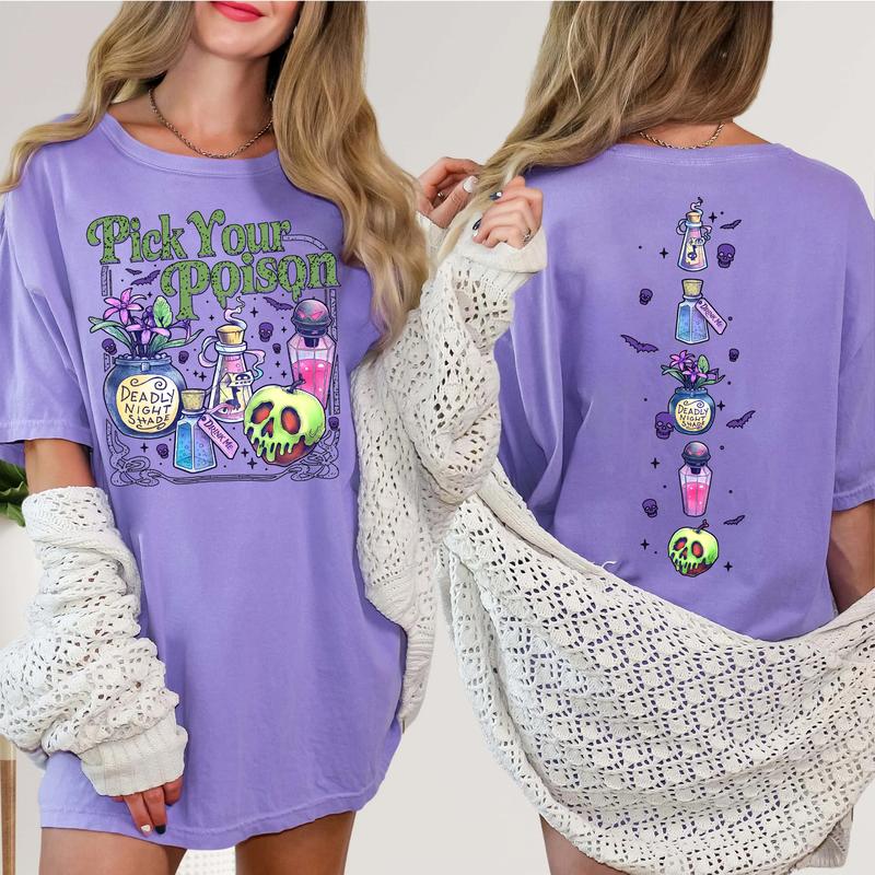 Vintage Poison Sweatshirt, Spooky Halloween Llama Gift Shirt