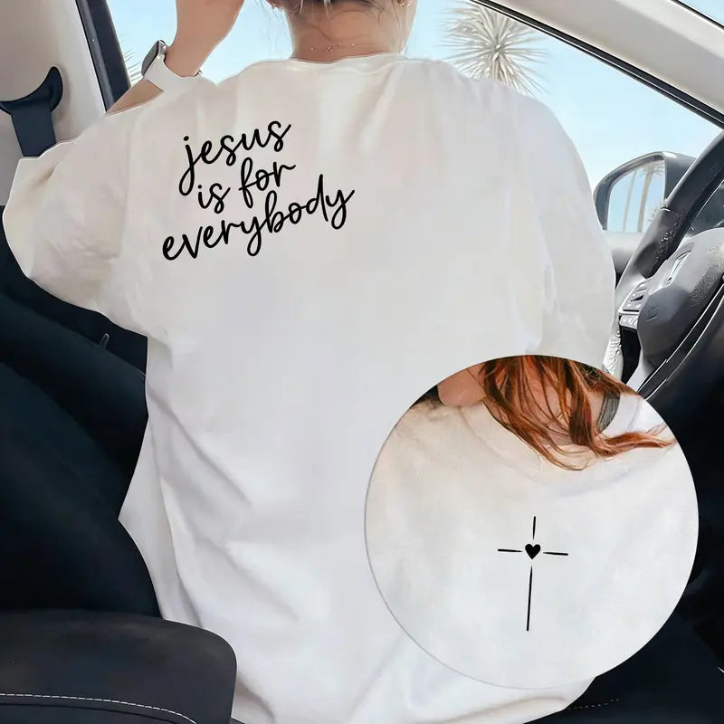 Jesus Is For Everybody Hoodie/T-shirt – Minimalist Christian Faith Sweatshirt