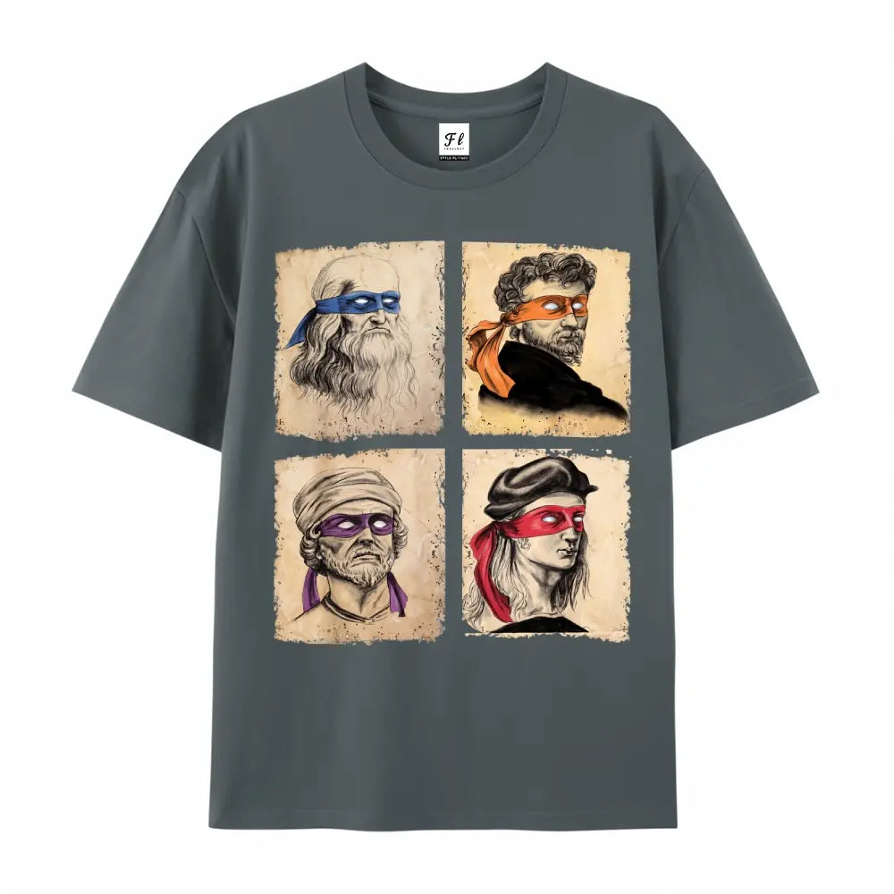 Funny Art Parody Graphic T-Shirt/Sweatshirt/Hoodie – Italian Classic Style Cartoon Tee for Men