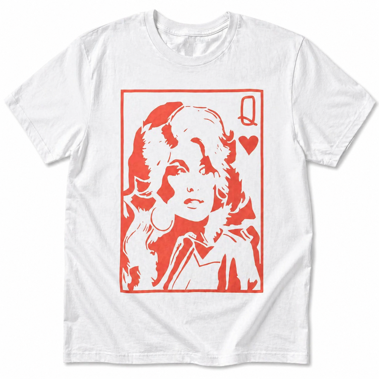 Queen of Hearts Graphic T-Shirt/Sweatshirt/Hoodie – Vintage Pop Art Style