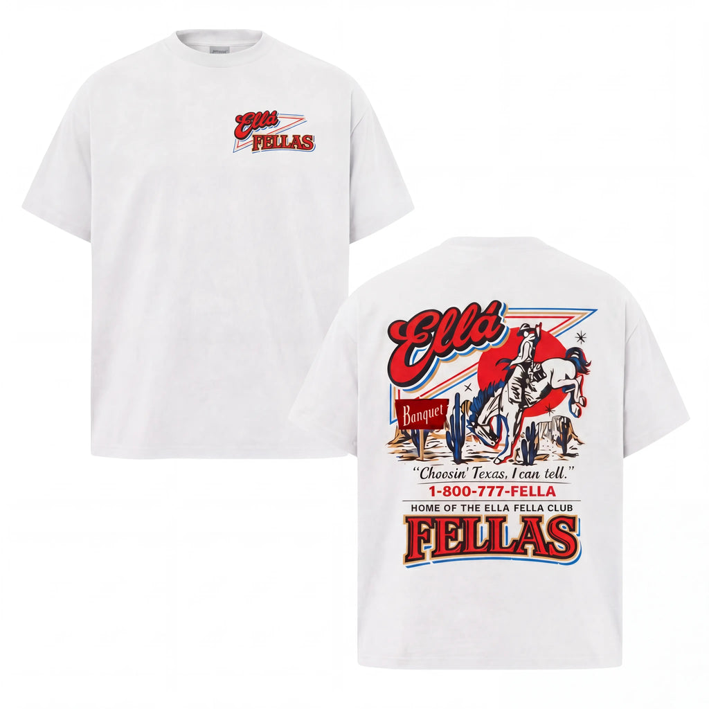Ella Fellas Western Tee 🤠 – Vintage Texas Graphic Shirt/Sweatshirt/Hoodie