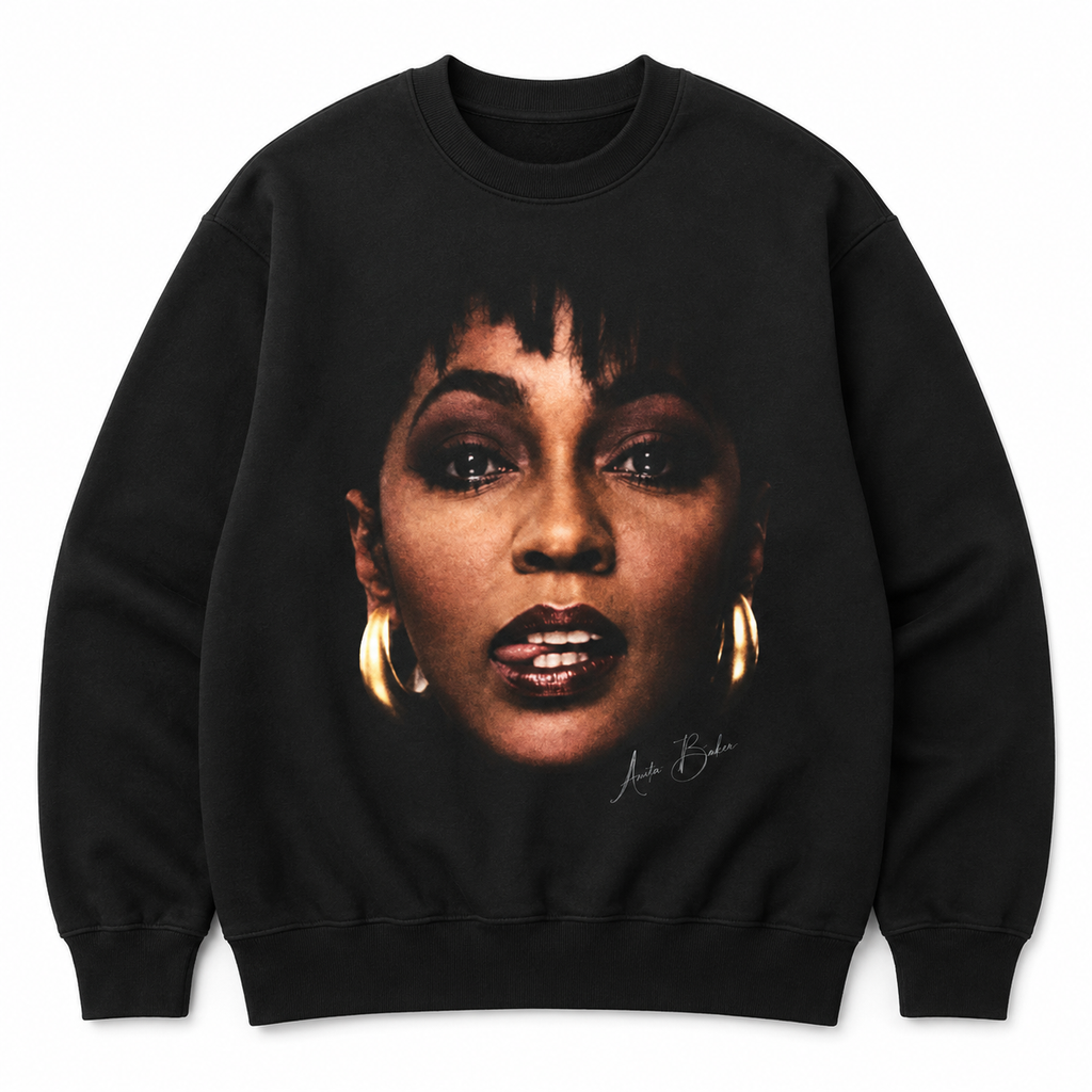 Anita Baker Vintage R&B Singer  Graphic T-Shirt/Sweatshirt/Hoodie - Soul 80s/90s Music Fans Tee
