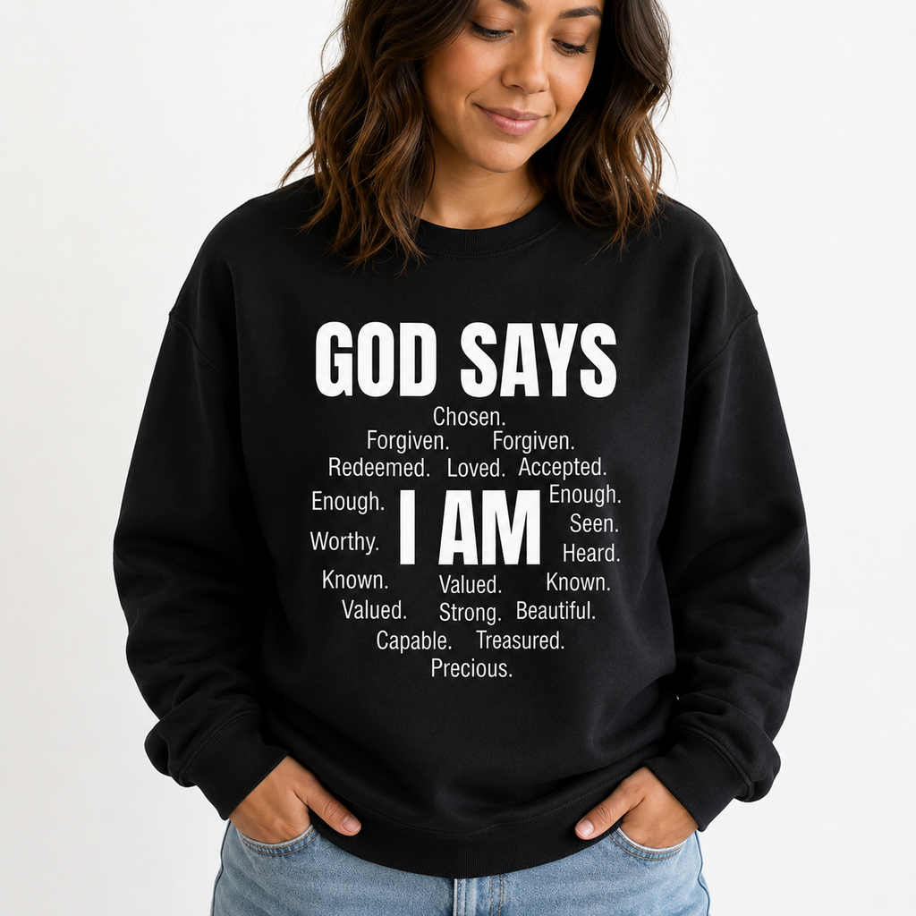 Faith Identity Christian Graphic Tee/Sweatshirt/Hoodie