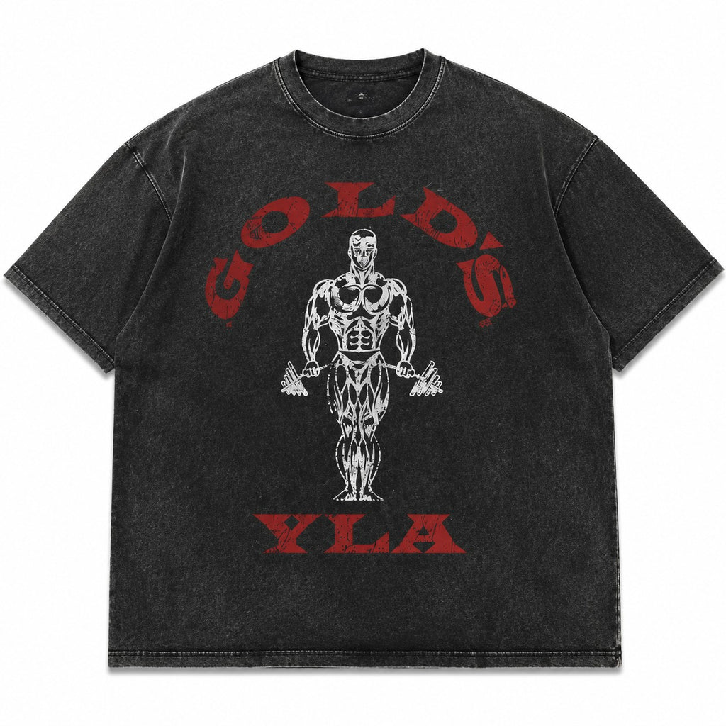 Vintage Bodybuilding Graphic T-Shirt | Old School Gym Culture Oversized Tee/Sweatshirt/Hoodie