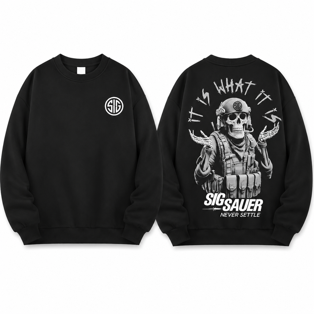 Tactical Skull Warrior Tee – Military Inspired Graphic Streetwear Shirt/Sweatshirt/Hoodie