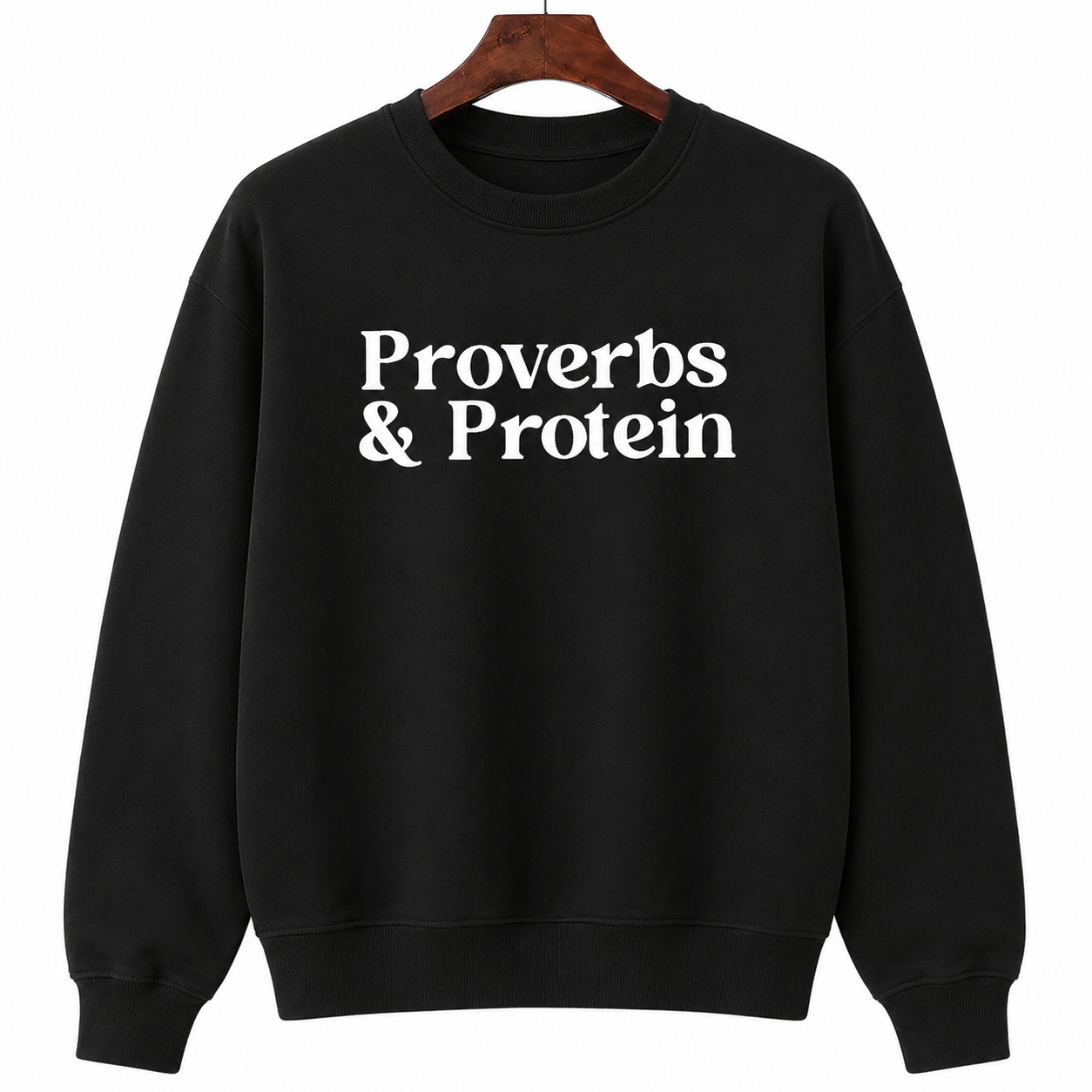 Christian Fitness Proverbs & Protein Washed T-Shirt/Sweatshirt/Hoodie
