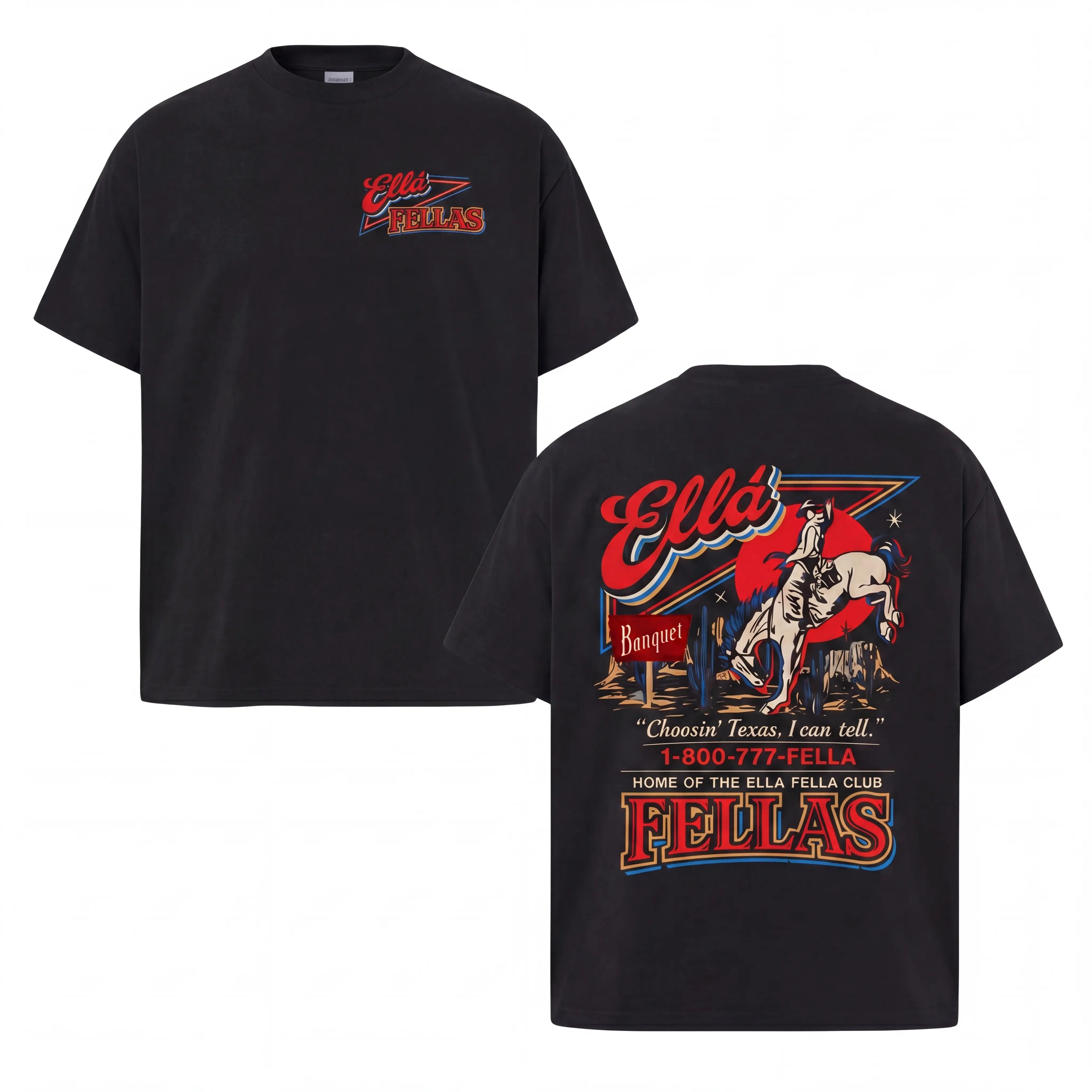 Ella Fellas Western Tee 🤠 – Vintage Texas Graphic Shirt/Sweatshirt/Hoodie