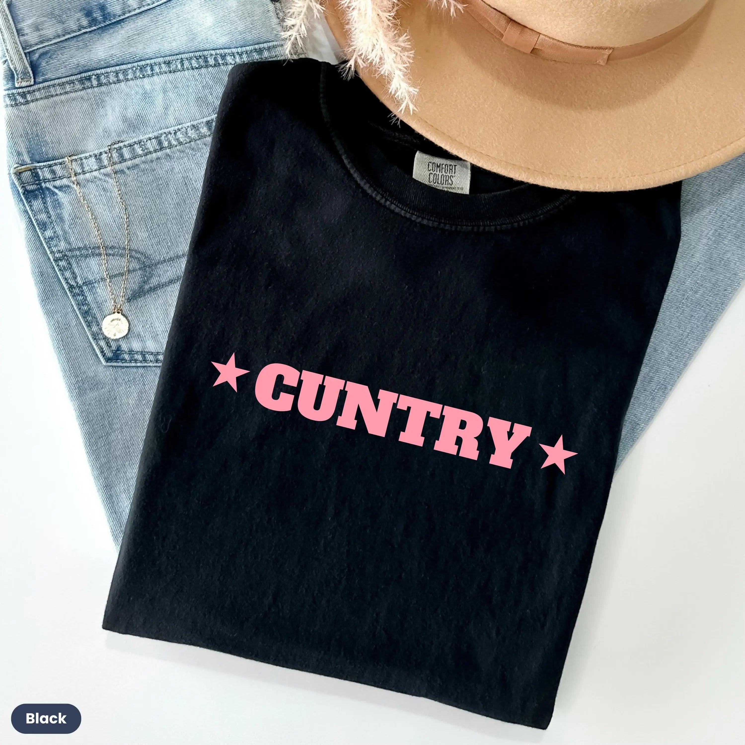 Cuntry Comfort Colors Shirt/Sweatshirt/Hoodie - Country Concert Music Festival Western Shirt