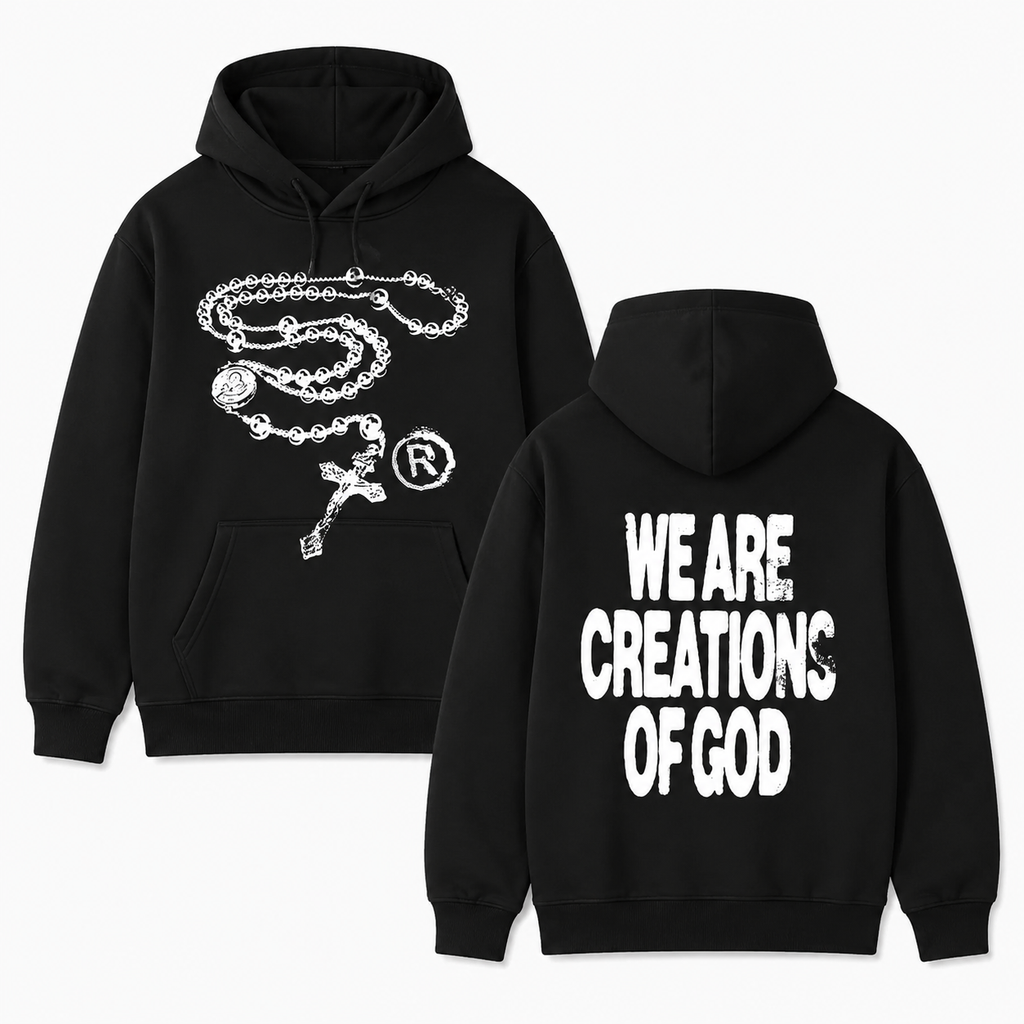 We Are Creations Of God Graphic Tee | Christian Streetwear Oversized T-Shirt/Sweatshirt/Hoodie
