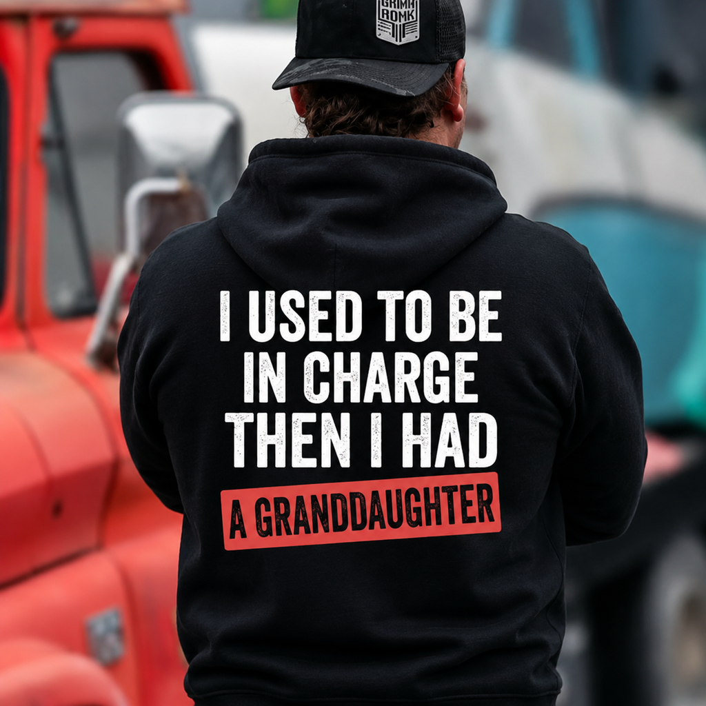 Funny Grandpa Shirt/Sweatshirt/Hoodie – Granddaughter Changed Everything 👴