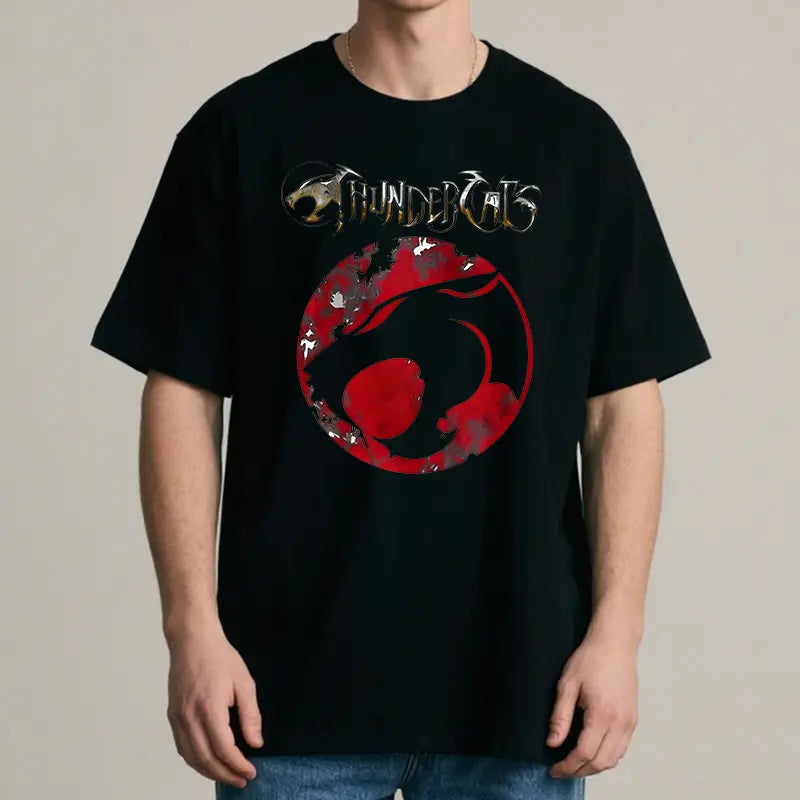 ThunderCats Dark Feline Sigil Tee 🖤 – Vintage Streetwear Graphic Shirt/Sweatshirt/Hoodie