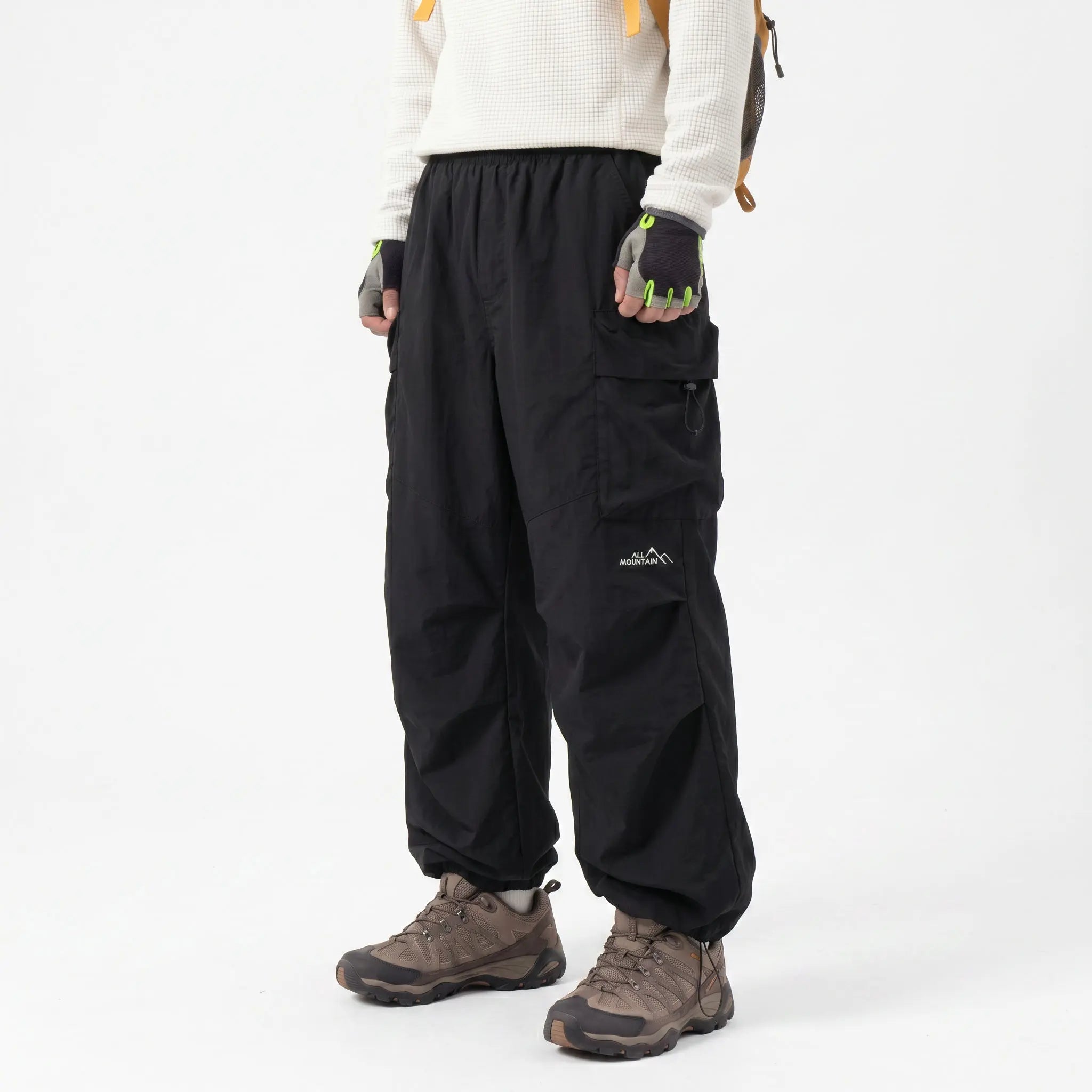 Unisex Lightweight Hiking Pants – Quick Dry Water Resistant Loose Fit Cargo Pants with Pockets