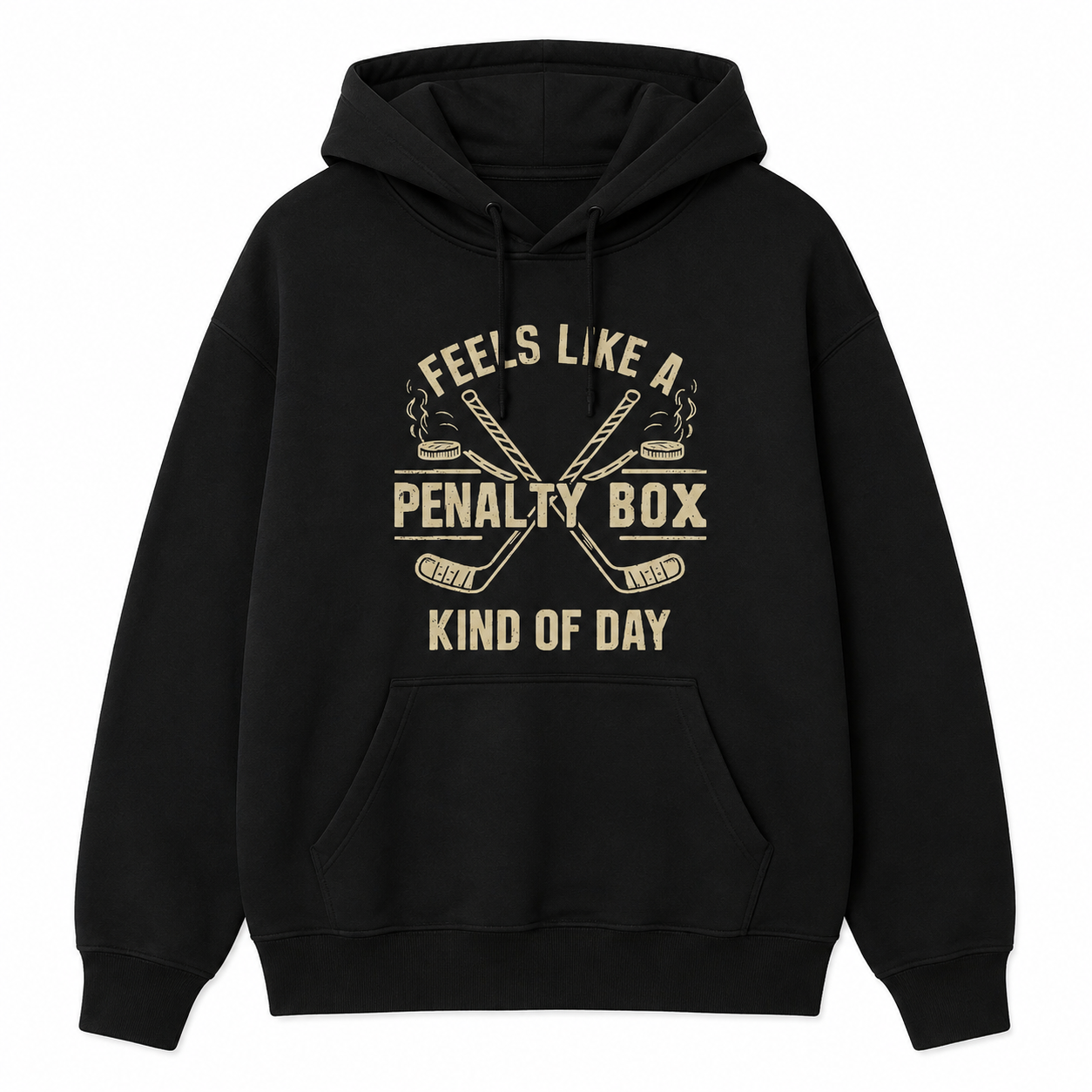 Feels Like a Penalty Box Kind of Day T-Shirt/Sweatshirt/Hoodie – Funny Hockey Graphic Tee for Hockey Fans