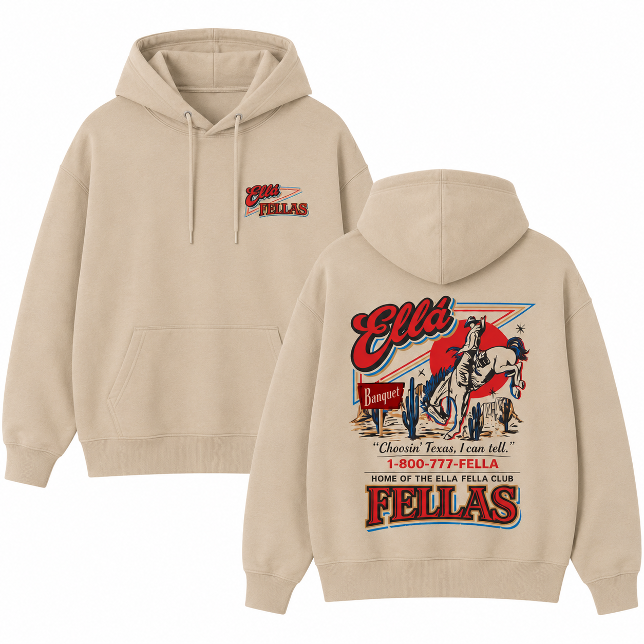 Ella Fellas Western Tee 🤠 – Vintage Texas Graphic Shirt/Sweatshirt/Hoodie