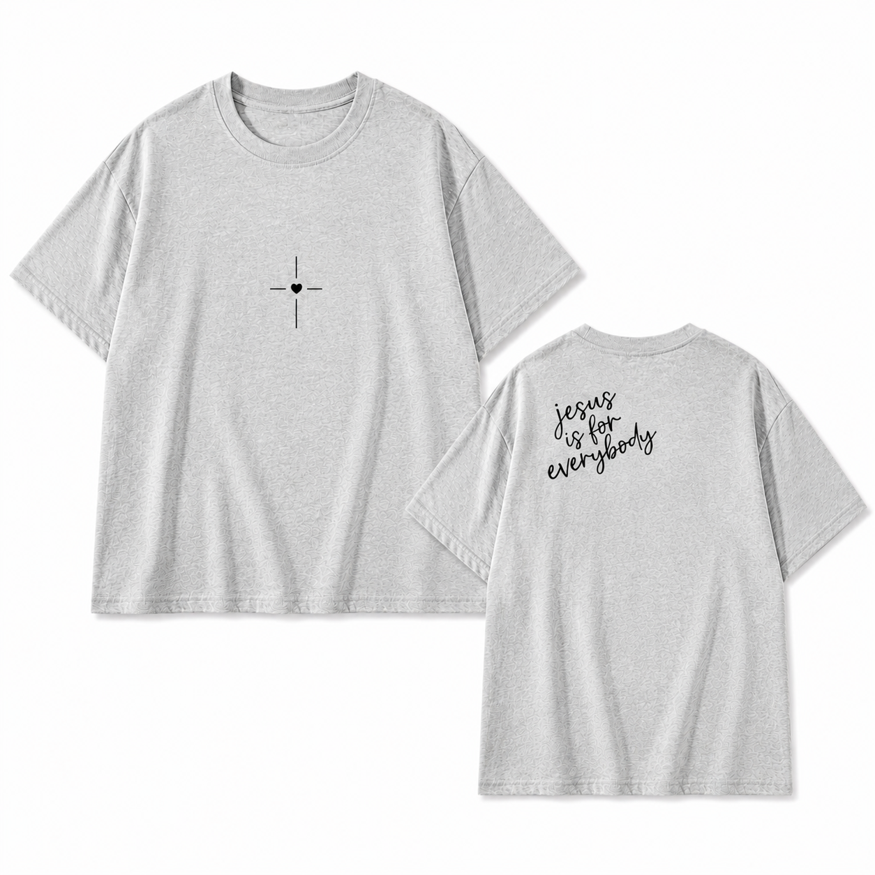 Jesus Is For Everybody Hoodie/T-shirt – Minimalist Christian Faith Sweatshirt