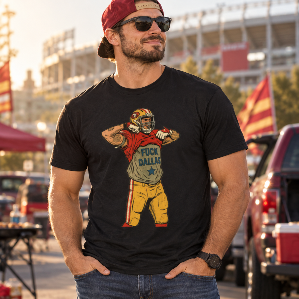 San Francisco Football Rivalry T-Shirt/Sweatshirt/Hoodie – Vintage Game Day Graphic Tee