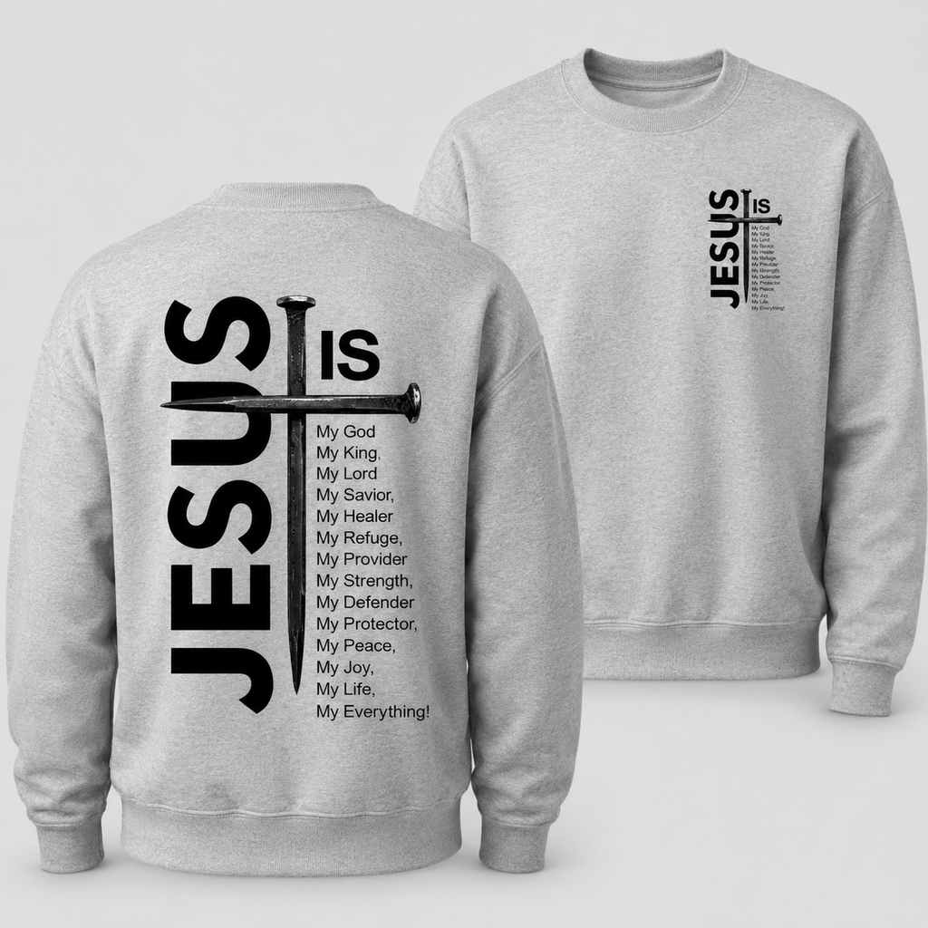 ✝️Jesus Is My Everything Cross Tee/Sweatshirt/Hoodie