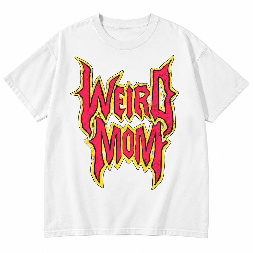 Weird Mom T-Shirt/Sweatshirt/Hoodie – Gothic Letter Graphic Tee, Alternative Mom Streetwear Shirt