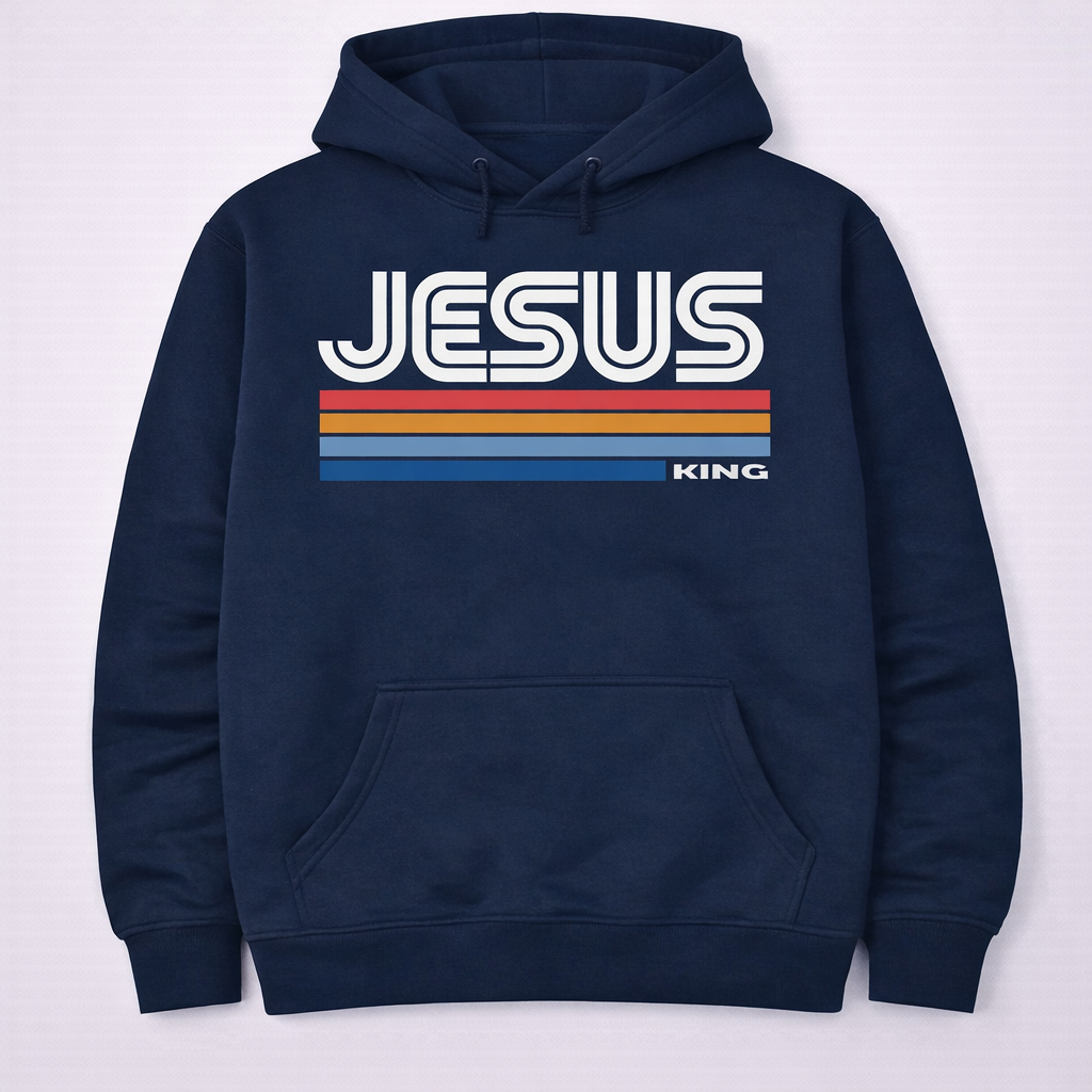 Retro Jesus King T-Shirt/Sweatshirt/Hoodie Cotton Menswear