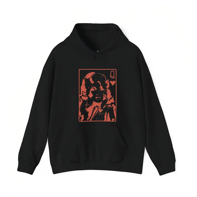 Queen of Hearts Graphic T-Shirt/Sweatshirt/Hoodie – Vintage Pop Art Style