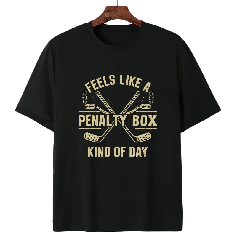 Feels Like a Penalty Box Kind of Day T-Shirt/Sweatshirt/Hoodie – Funny Hockey Graphic Tee for Hockey Fans