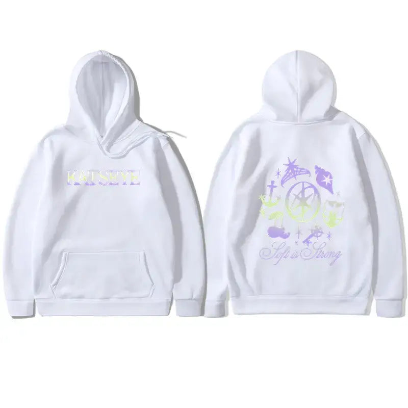 KATSEYE Soft Is Strong Graphic Hoodie/Sweatshirt/T-shirt – Front & Back Print Pullover Sweatshirt, Unisex Pop Streetwear