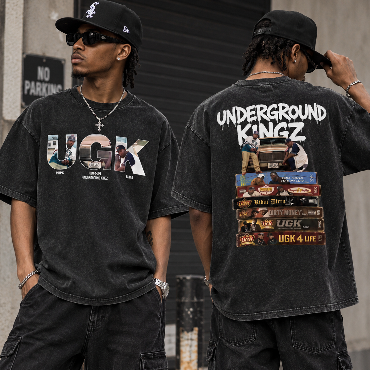 UGK Underground Kingz Graphic T-Shirt/Sweatshirt/Hoodie – Vintage Hip Hop Front & Back Rap Tee , Gift For Fan