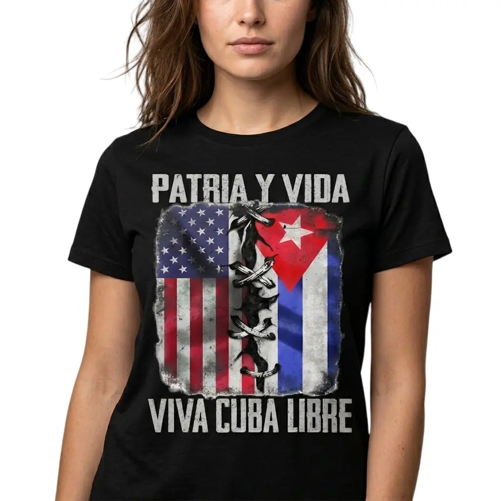 Cuba Libre Graphic Tee 🗽 – Vintage Cuban Heritage Shirt/Sweatshirt/Hoodie