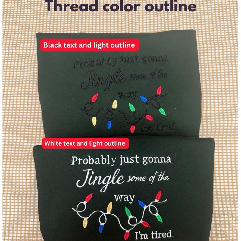 Funny Christmas embroidered Sweatshirt - Christmas Embroidered Unisex Sweatshirt , Christmas Gift sweatshirt, Christmas trees sweater