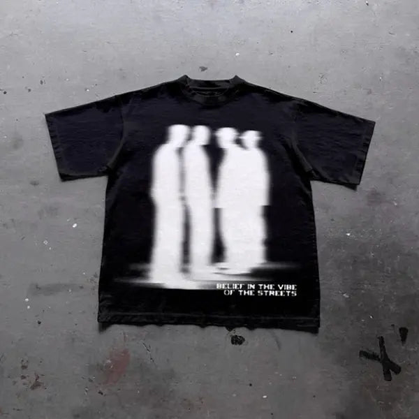 Dark Shadow Grunge T-Shirt/Sweatshirt/Hoodie - Y2K Goth Streetwear Shirt