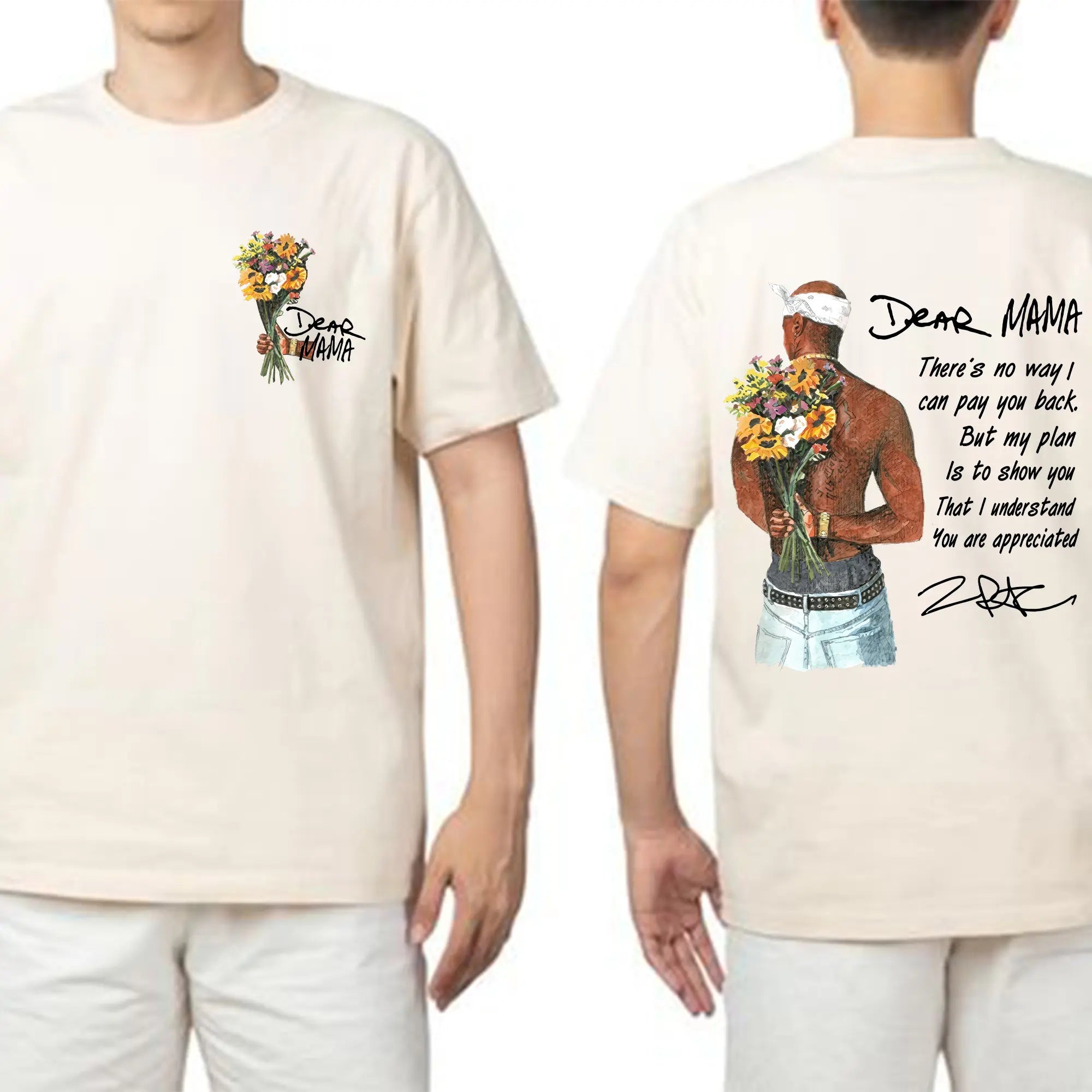 Dear Mama Tupac Shakur Sweatshirt/T-shirt/Hoodie – Mother’s Day Appreciation Gift for Mom