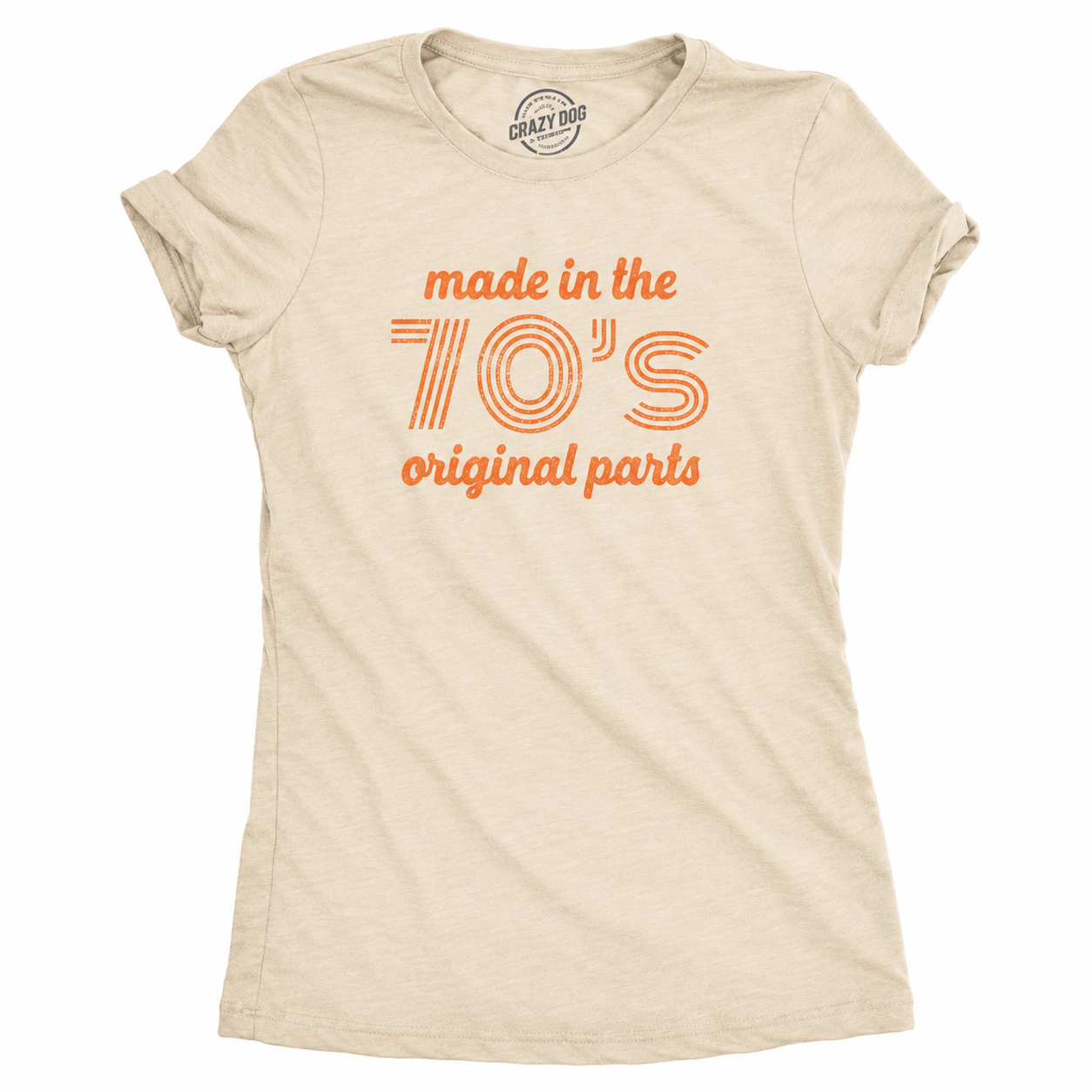 Made in the 70s Original Parts T-Shirt/Sweatshirt/Hoodie  – Funny 70s Birthday Gift Tee