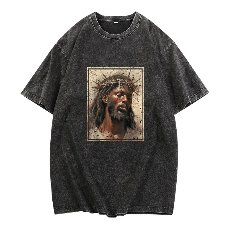 Jesus Portrait T-Shirt/Sweatshirt/Hoodie – Vintage Religious Artwork Graphic Tee