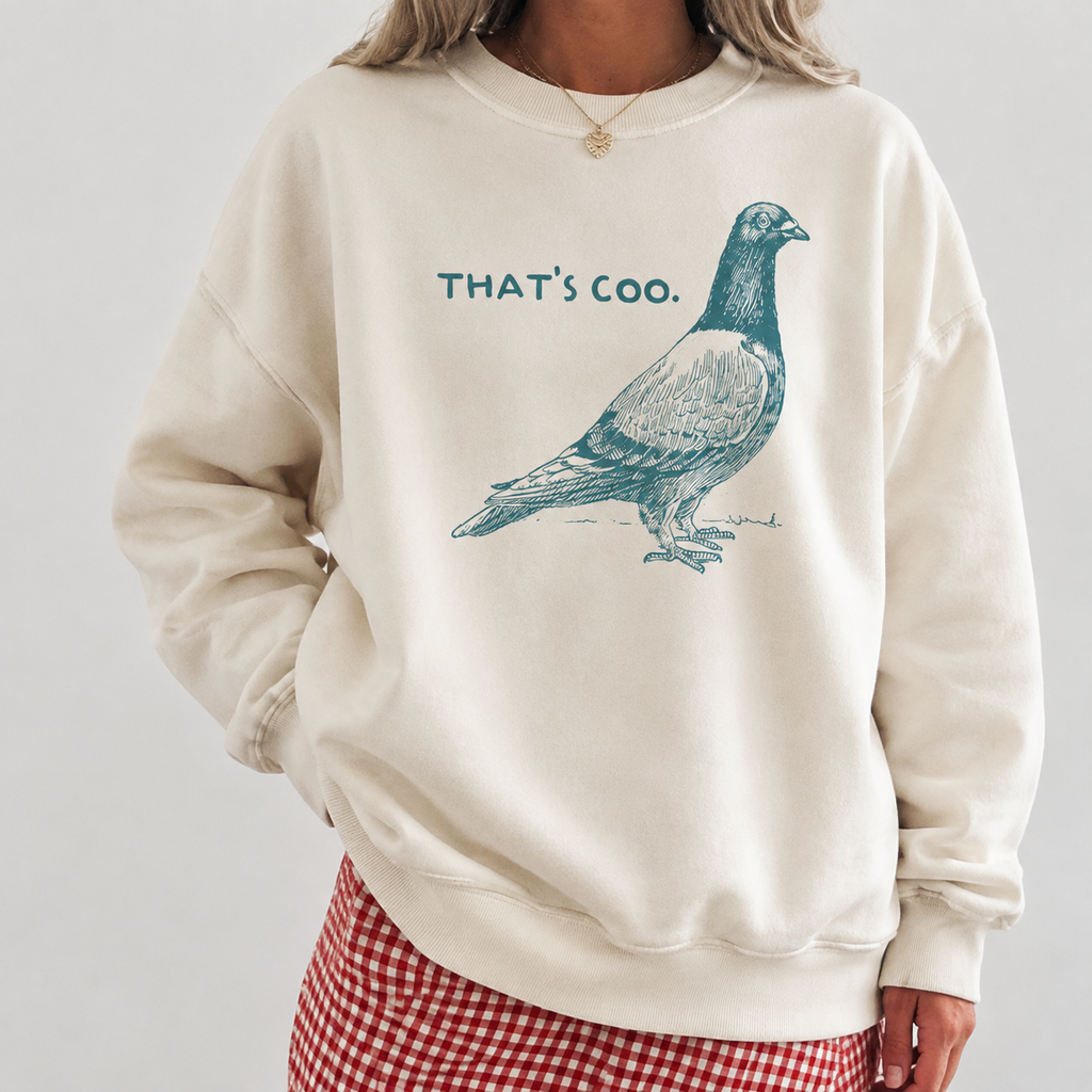 That's Coo. Vintage Graphic T-Shirt/Sweatshirt/Hoodie – Funny Pigeon Meme Tee