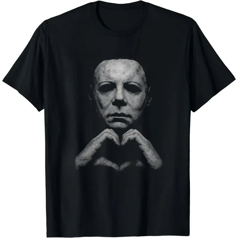 Michael Myers Spooky Cute Graphic Tee 🎃 – Halloween Streetwear Shirt/Sweatshirt/Hoodie