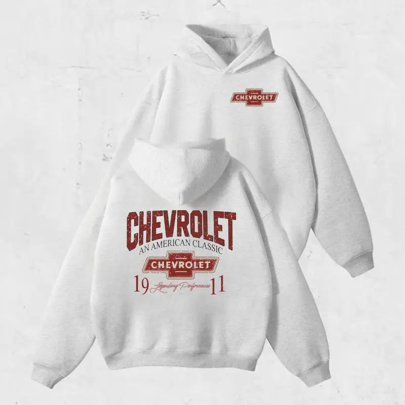 Vintage Chevrolet  Automotive Hoodie/T-shirt/Hoodie – 90s Inspired Car Lover Pullover