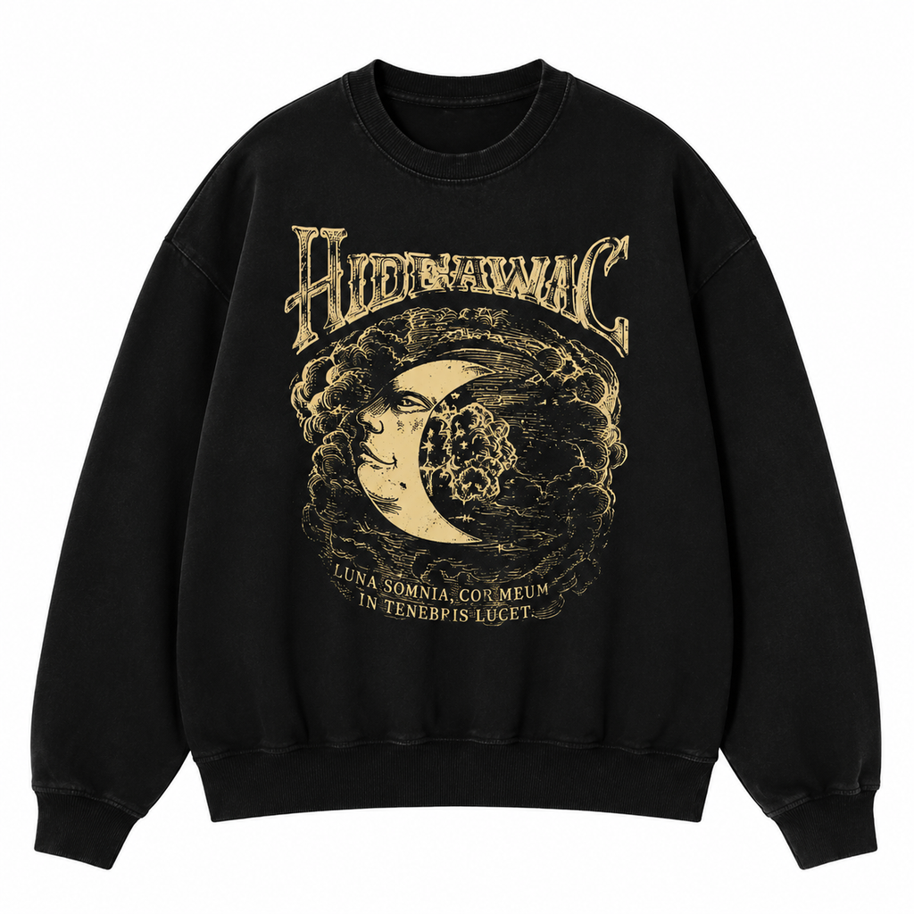 Hyperdimensional Vintage Moon Graphic Tee/Sweatshirt/Hoodie
