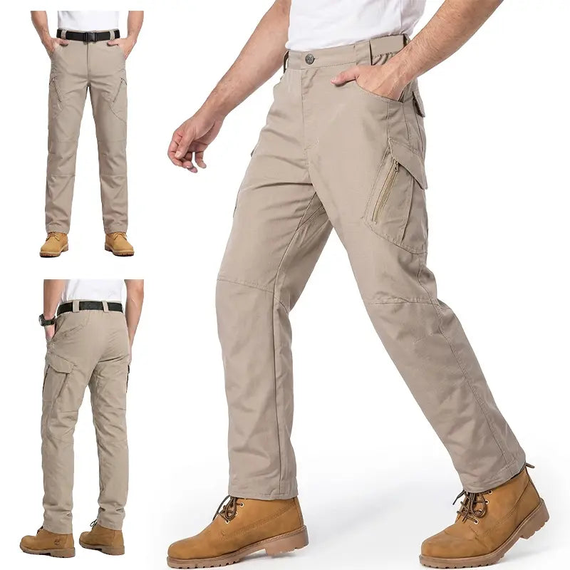 Men's 2-Pack Tactical Cargo Pants – Multi-Pocket Utility Work Trousers