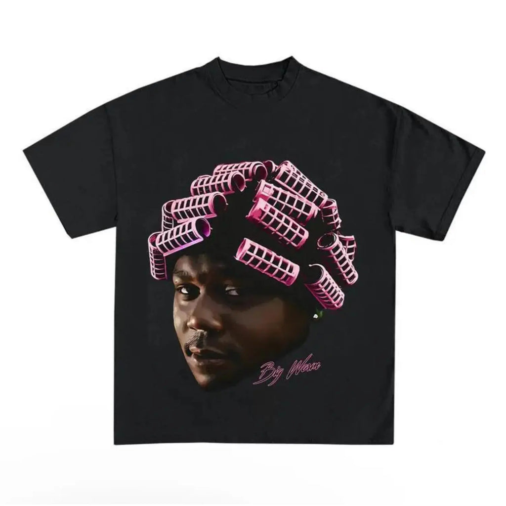 Vintage 90s Graphic T Shirt with Big Worm Design Classic T-Shirt/Sweatshirt/Hoodie – Vintage Hair Roller Graphic Tee