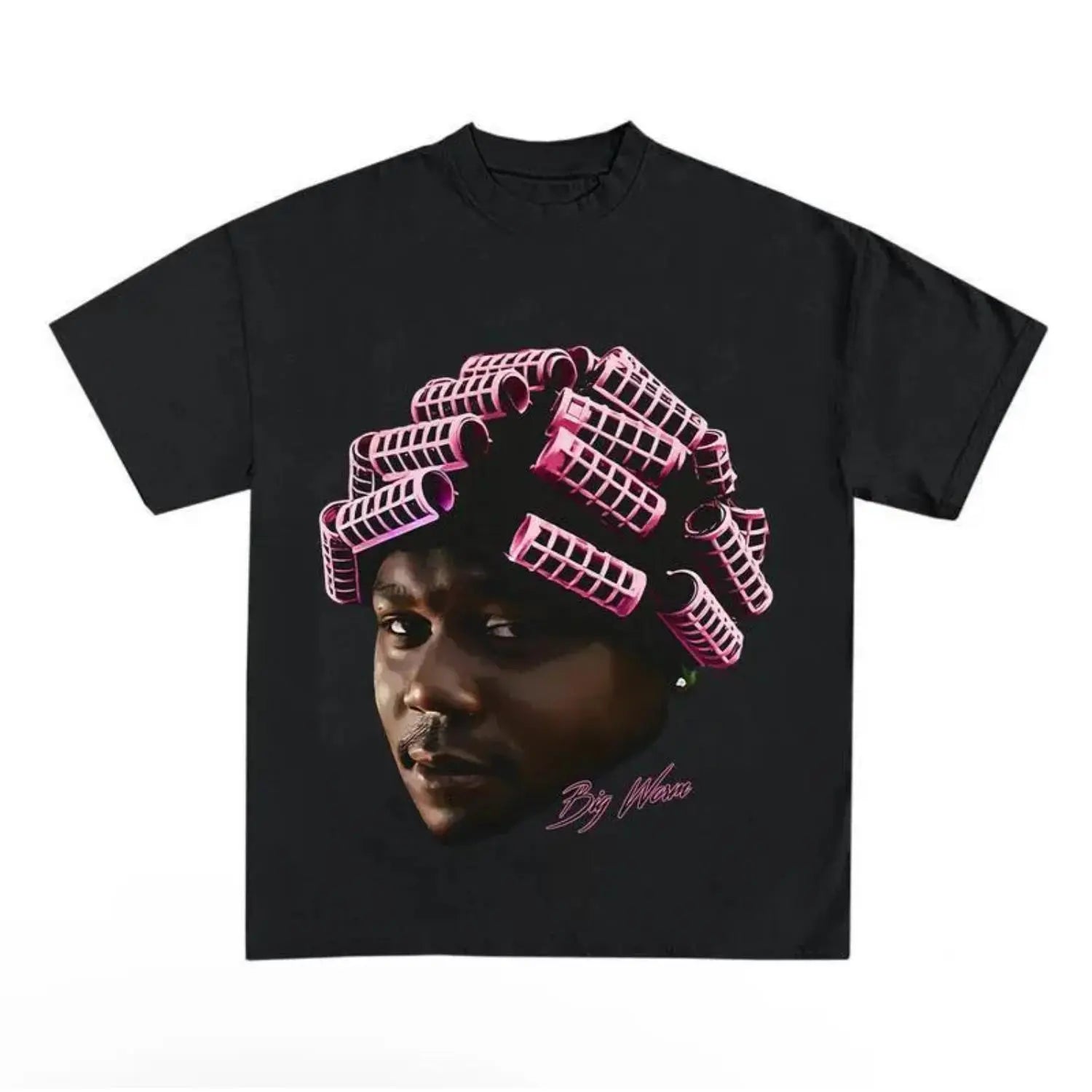 Vintage 90s Graphic T Shirt with Big Worm Design Classic T-Shirt/Sweatshirt/Hoodie – Vintage Hair Roller Graphic Tee