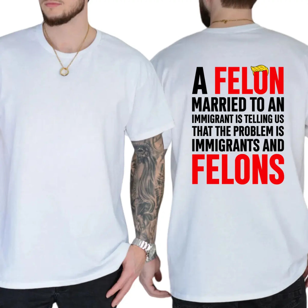 Political Satire Graphic Tee – Funny Statement Back Print Shirt/Sweatshirt/Hoodie