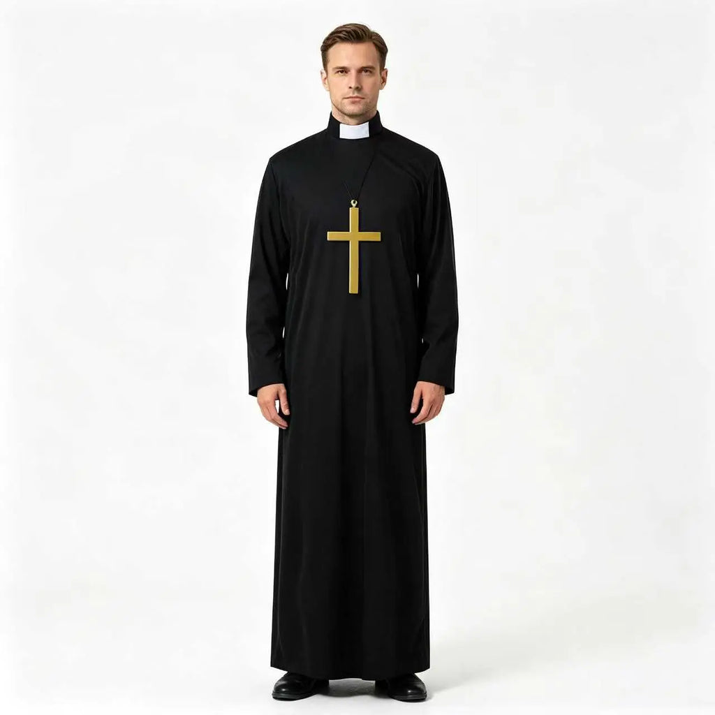 Priest & Nun Halloween Costumes – Adult & Kids Religious Robe Cosplay Outfits