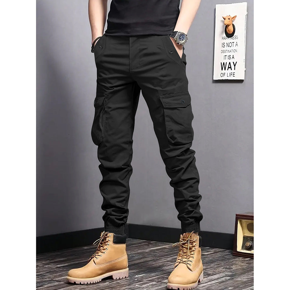 Men's 3-Pack Cargo Jogger Pants – Multi-Pocket Everyday Utility Pants