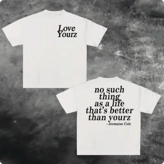 Self Love Quote Shirt/Sweatshirt/Hoodie – Oversized Graphic Tee Positive Message Streetwear