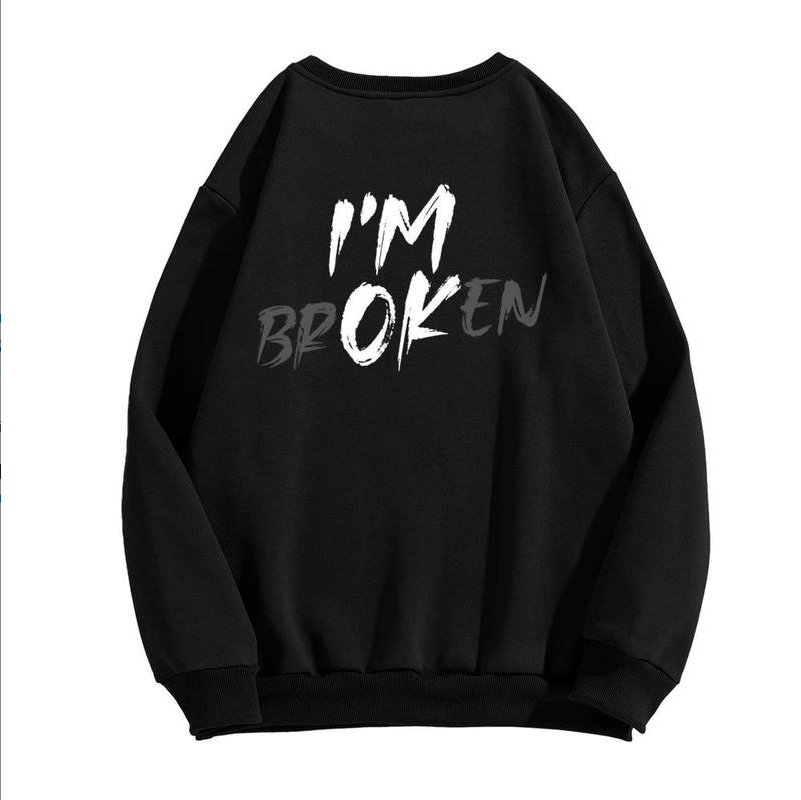 I’m Broken But I’m OK Hoodie /Sweatshirt/T-Shirt– Relatable Mental Health Graphic Sweatshirt