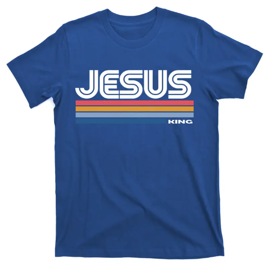 Retro Jesus King T-Shirt/Sweatshirt/Hoodie Cotton Menswear