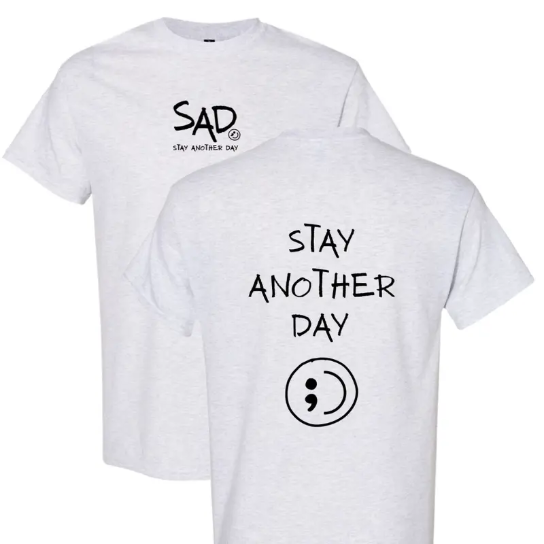 “Stay Another Day” Minimalist Graphic T-Shirt/Sweatshirt/Hoodie – Calm Aesthetic Tee