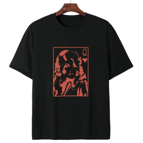 Queen of Hearts Graphic T-Shirt/Sweatshirt/Hoodie – Vintage Pop Art Style